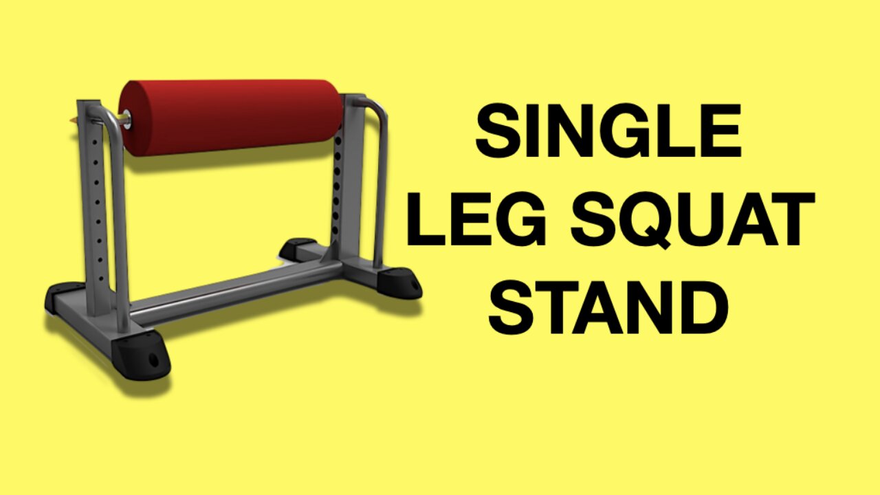 DIY Single Leg Squat Stand Roller (Bulgarian Split Squats)