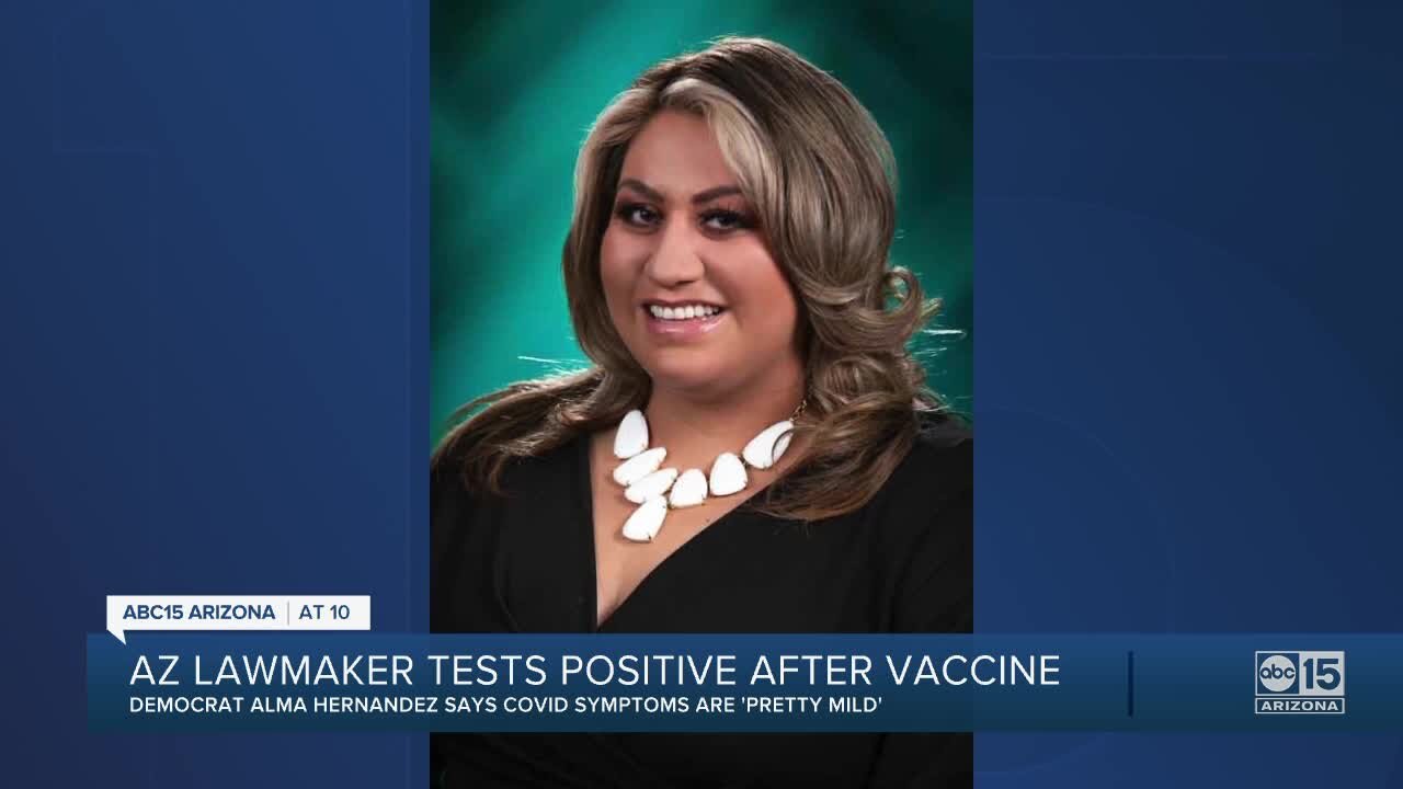 Arizona lawmaker tests positive for COVID after vaccine