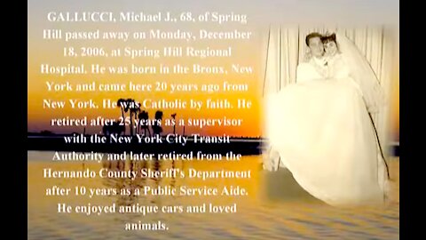 In memory of Michael Gallucci Sr. Dec.18th 2006