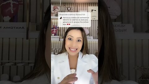 Por que a tabela de gravidez que você mostra é diferente da caderneta do sus?