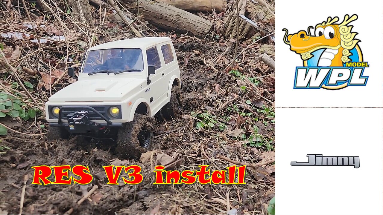 WPL C74 Suzuki Jimny gets the RES V3 and things dont work out as planned