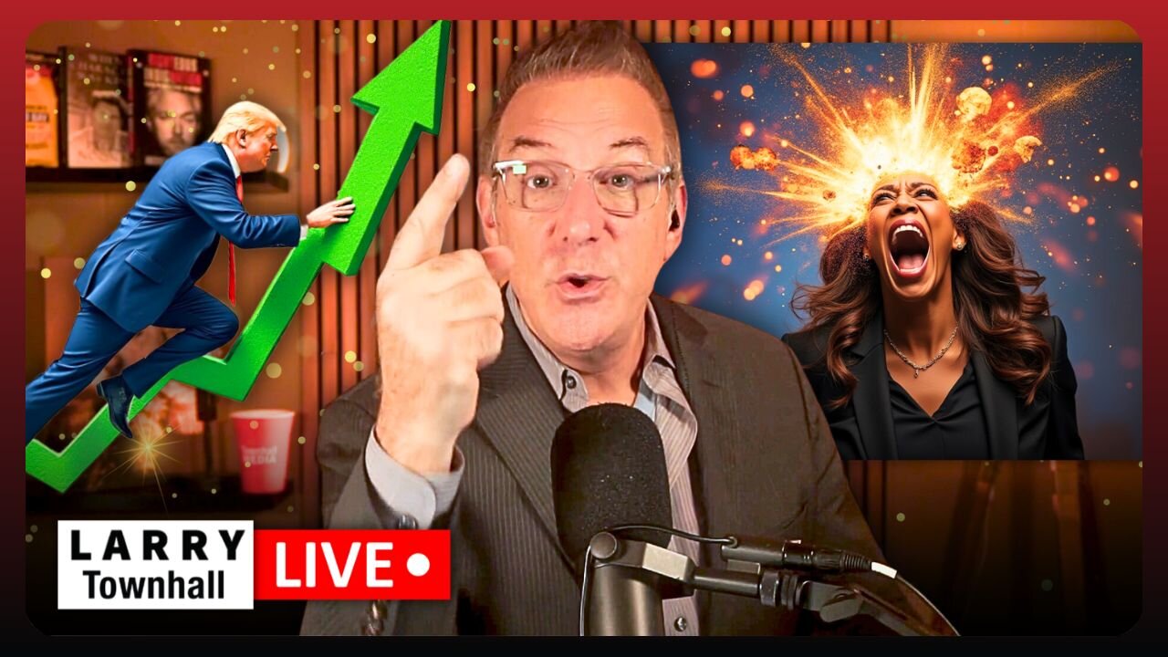 Kamala Harris SELF-DESTRUCTS on LIVE Television! Trump Polling BOOM! | LARRY Live!