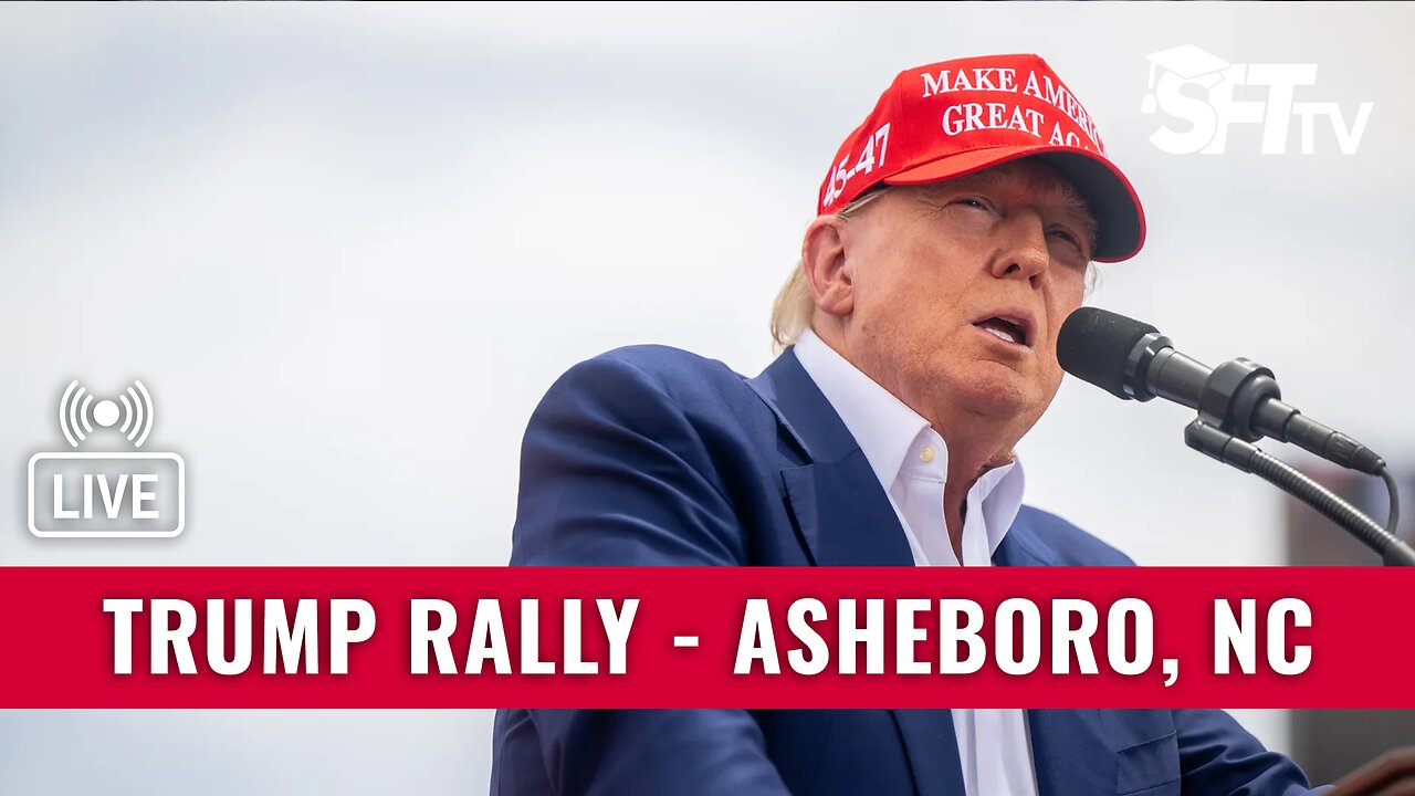 🚨 LIVE: Trump Rally in Asheboro, NC