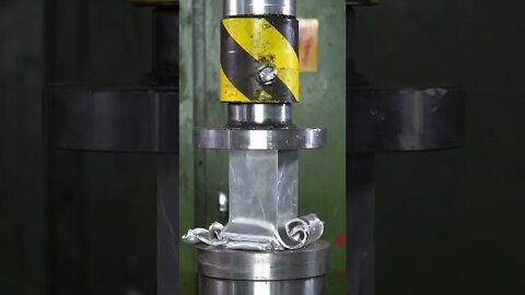 Nothing is too hard to the hydraulic press