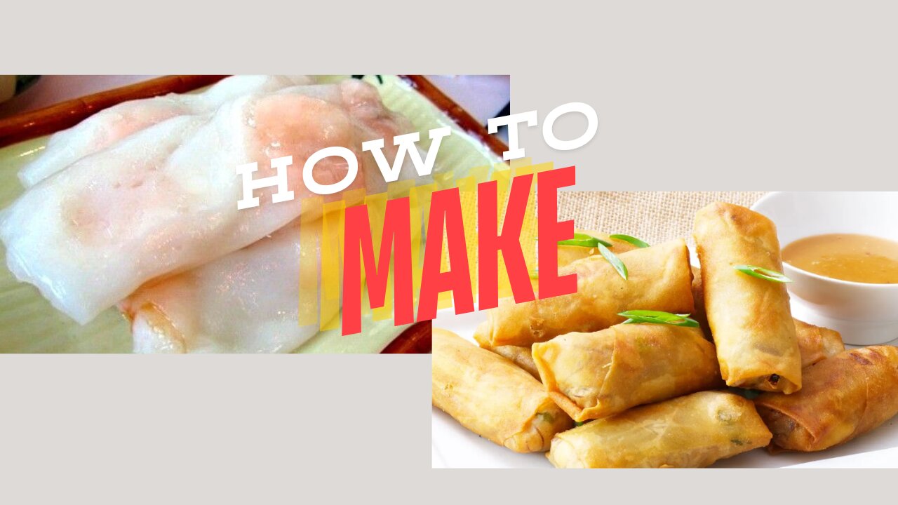 Making Shrimp Rolls, Spring Rolls And Can You Guess What Is The Final Dish???