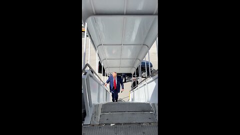 President Donald J. Trump on his way to North Carolina!