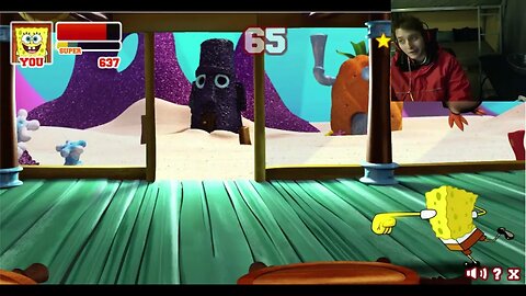 Skipper The Penguin VS SpongeBob SquarePants In A Nickelodeon Super Brawl 2 Battle With Commentary