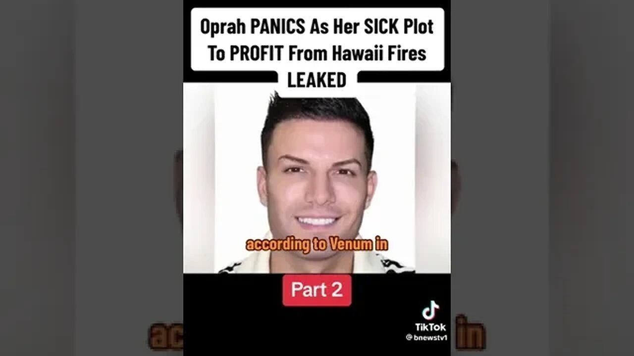 What’s Up? #Oprah Panics! #Maui #Lahaina #Fire #Wildfire #Attack #Nuclear