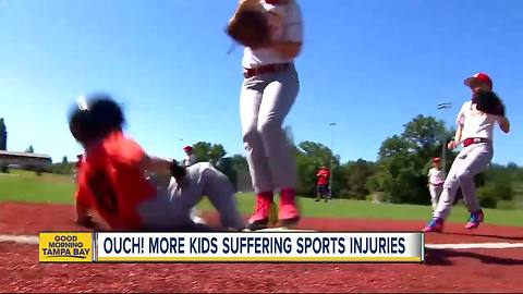 Ouch! More children suffering from sports-related injuries than ever before