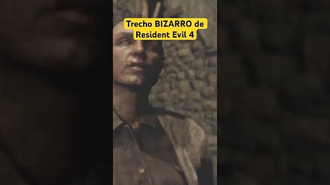 Trecho BIZARRO de Resident Evil 4! #residentevil4remake #shorts #residentevil #youtubeshorts