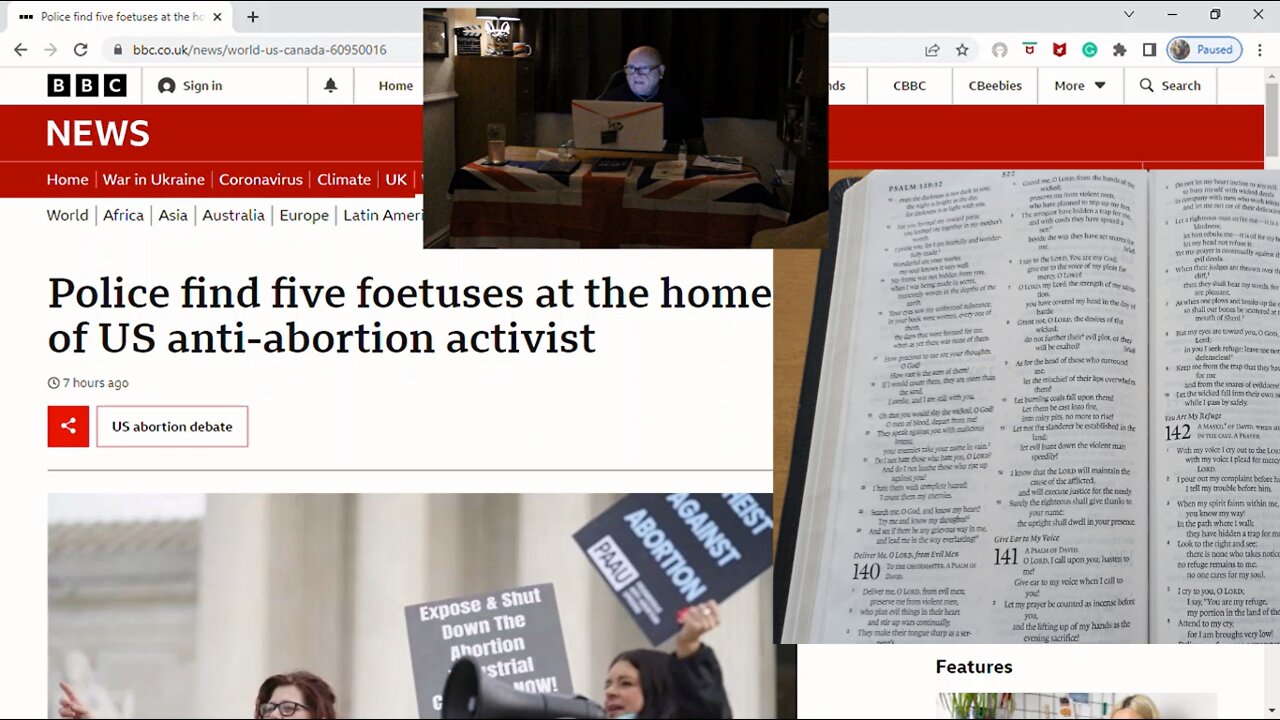 Dead humans found at the home of anti abortion activist in the US.