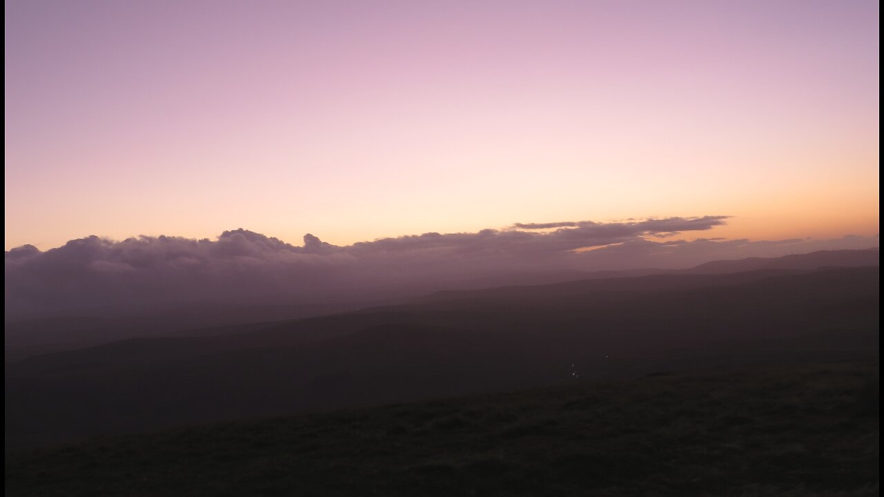 Autumn Sunset in the Clyde Valley, Scotland