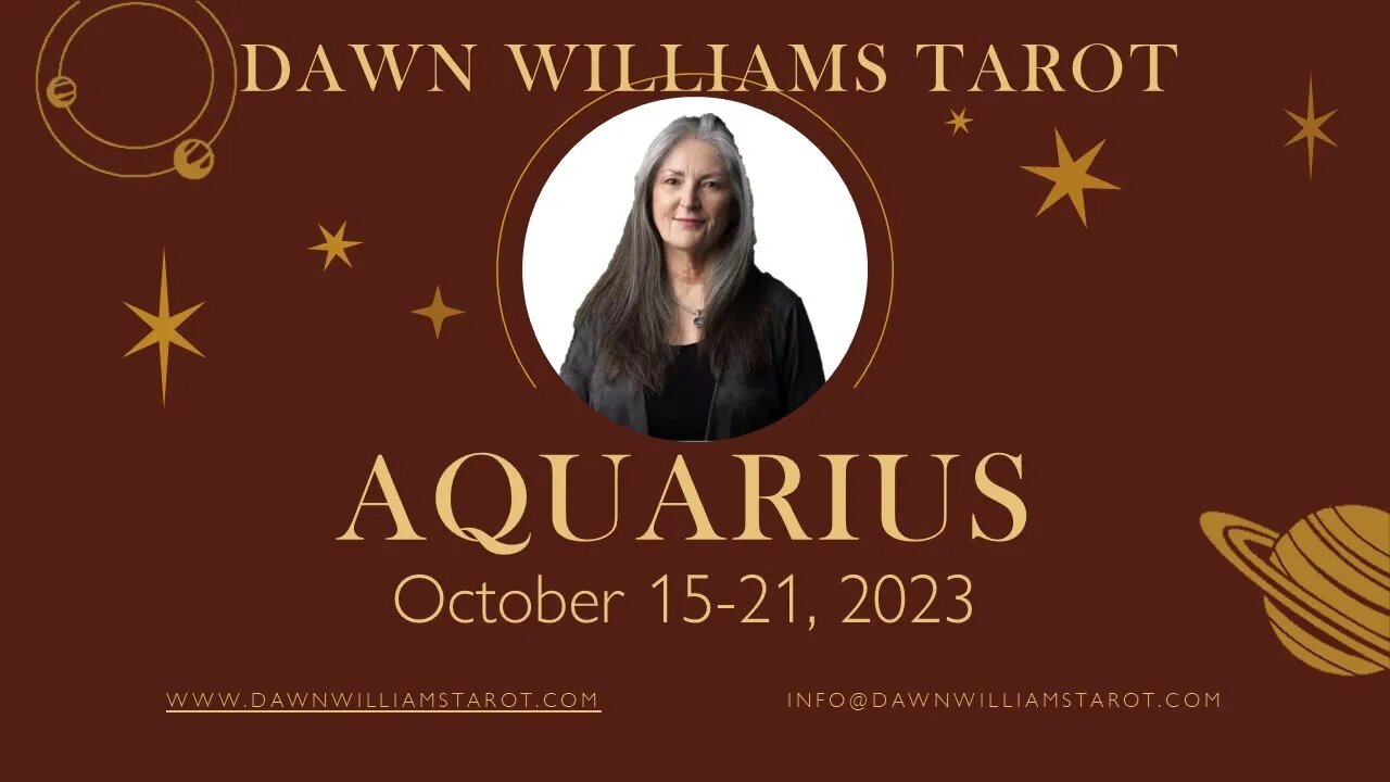 AQUARIUS: WORK, ACHIEVEMENT, SUCCESS, AND ROMANCE IS IN THE AIR FOR OCTOBER 15-21, 2023