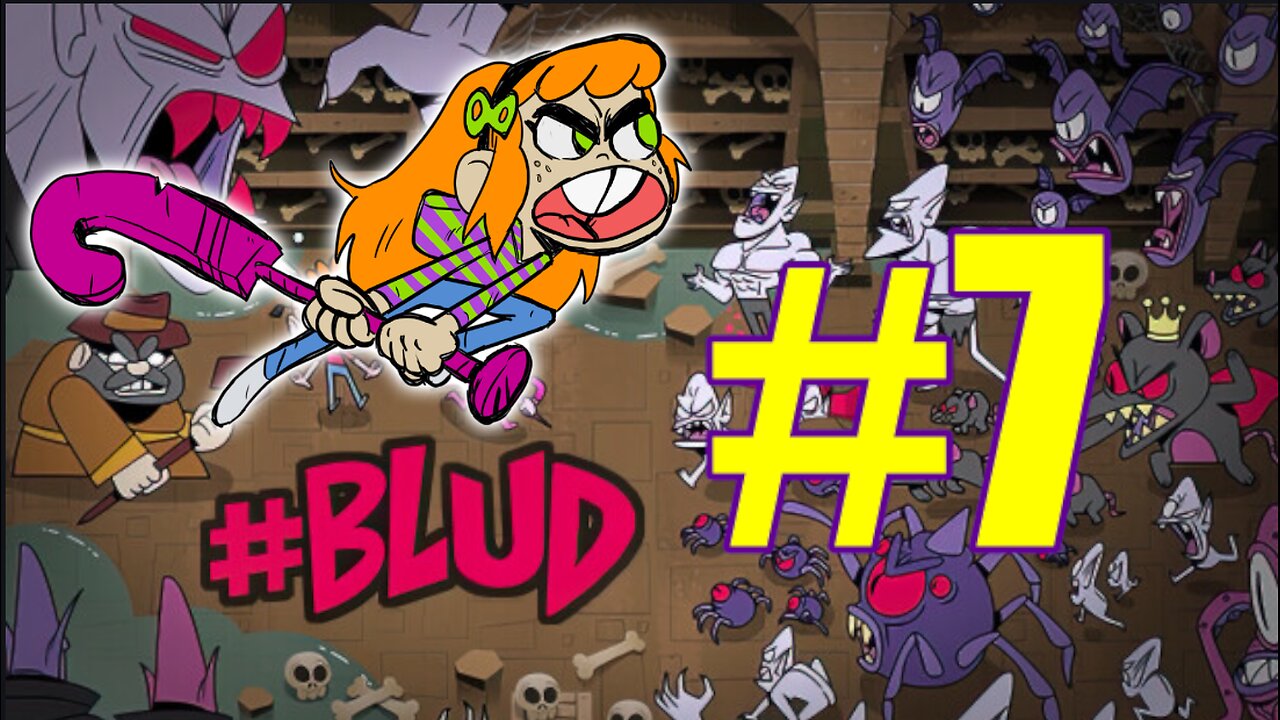 Vivian vs the vampires! #blud Part 7 | Honey Badger Arcade