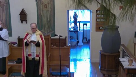 Blessing of the Epiphany Water - Traditional Latin Mass | Jan. 6 2022