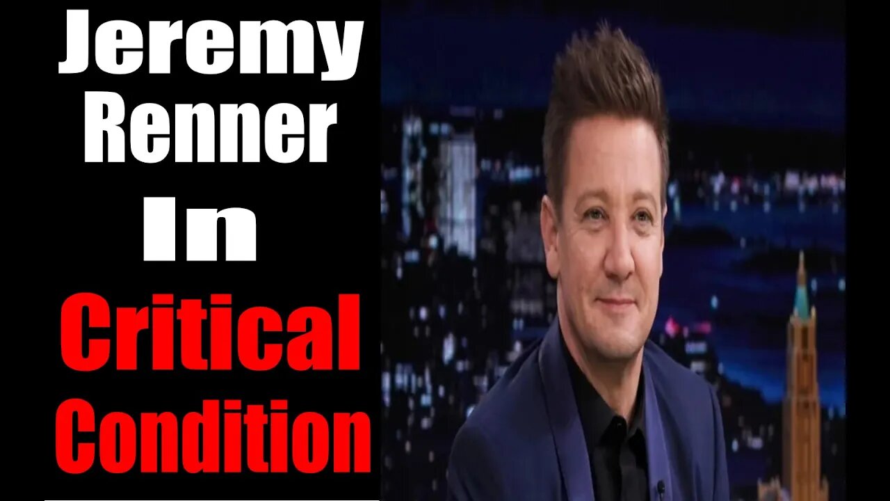 Jeremy Renner in CRITICAL Condition after Snow Plowing Accident!