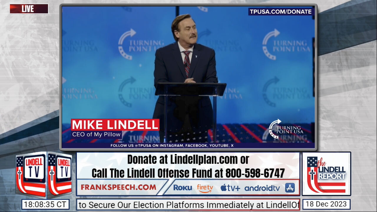 Mike Lindell Live From AMFest 2023