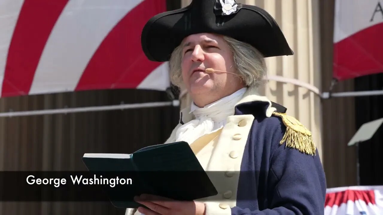 Patriots speak in Washington DC on the morning on July 4, 2023