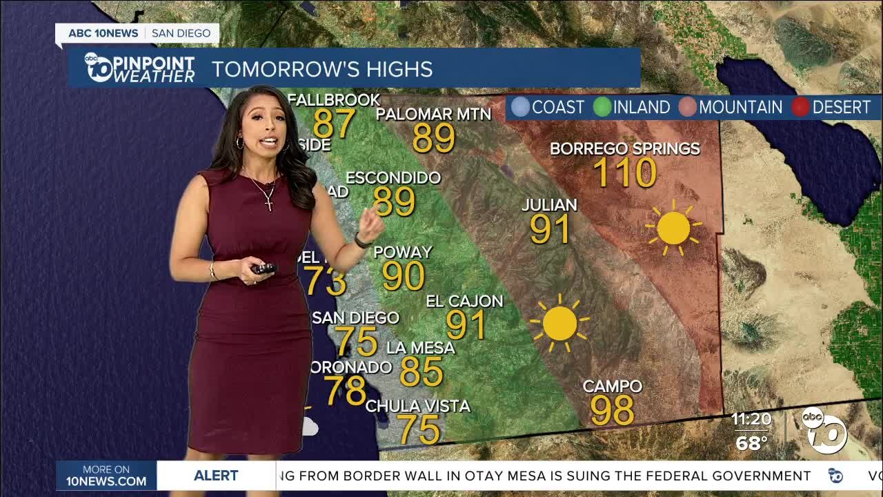 Ciara's forecast: Warm up this weekend