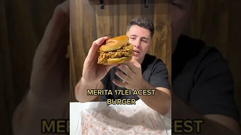 MERITA 17 ACEST BURGER ? #oguritamica #mancaciosul #mancare