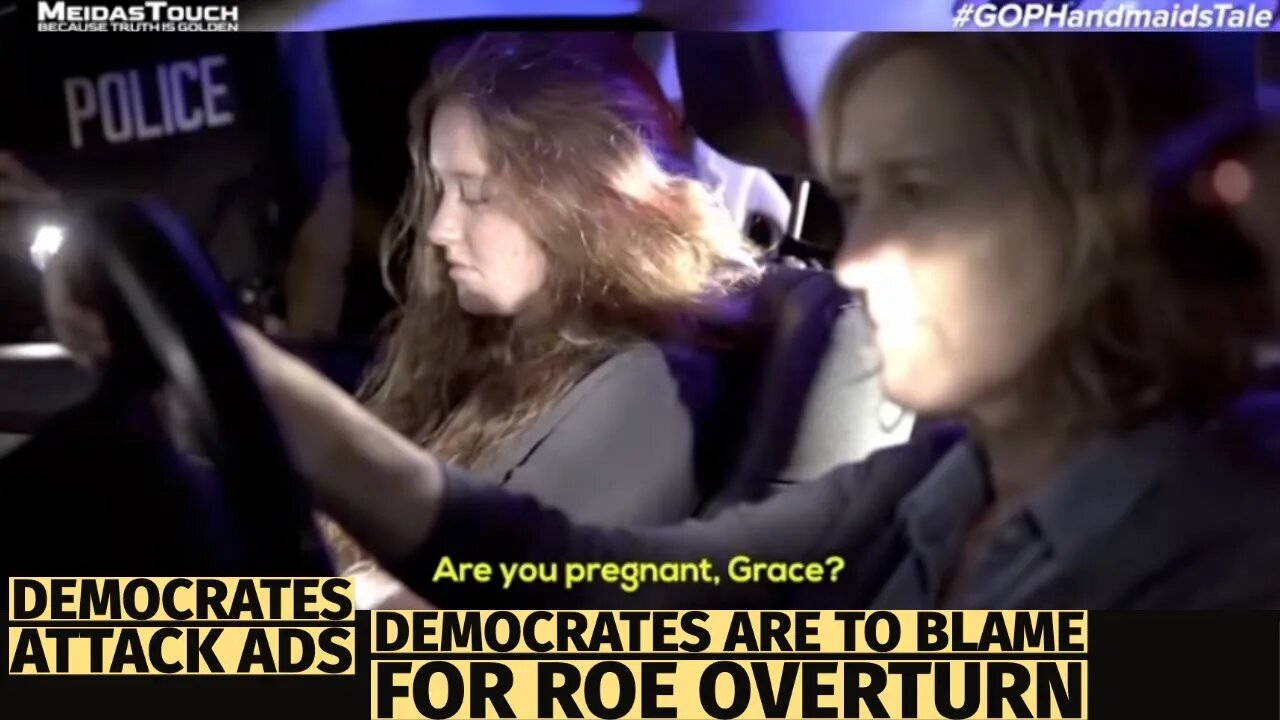 Democrats its YOUR FAULT that Roe was overturned, Ani PRO LIFE Political Ads 2022