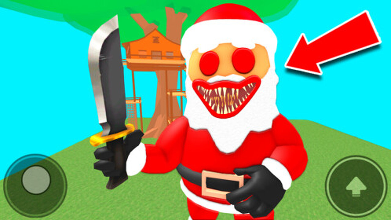 Roblox, but I have to survive the CURSED Santa Claus Killer?!