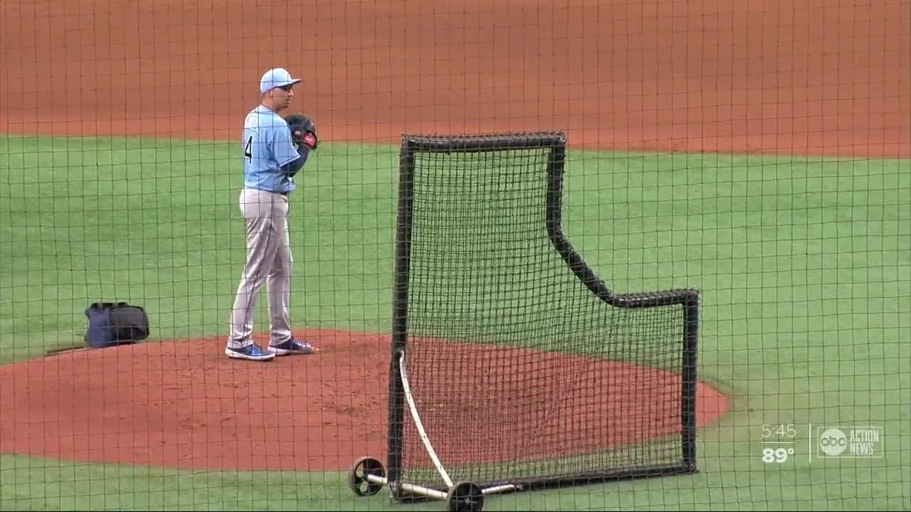 Tampa Bay Rays play first summer camp simulated game