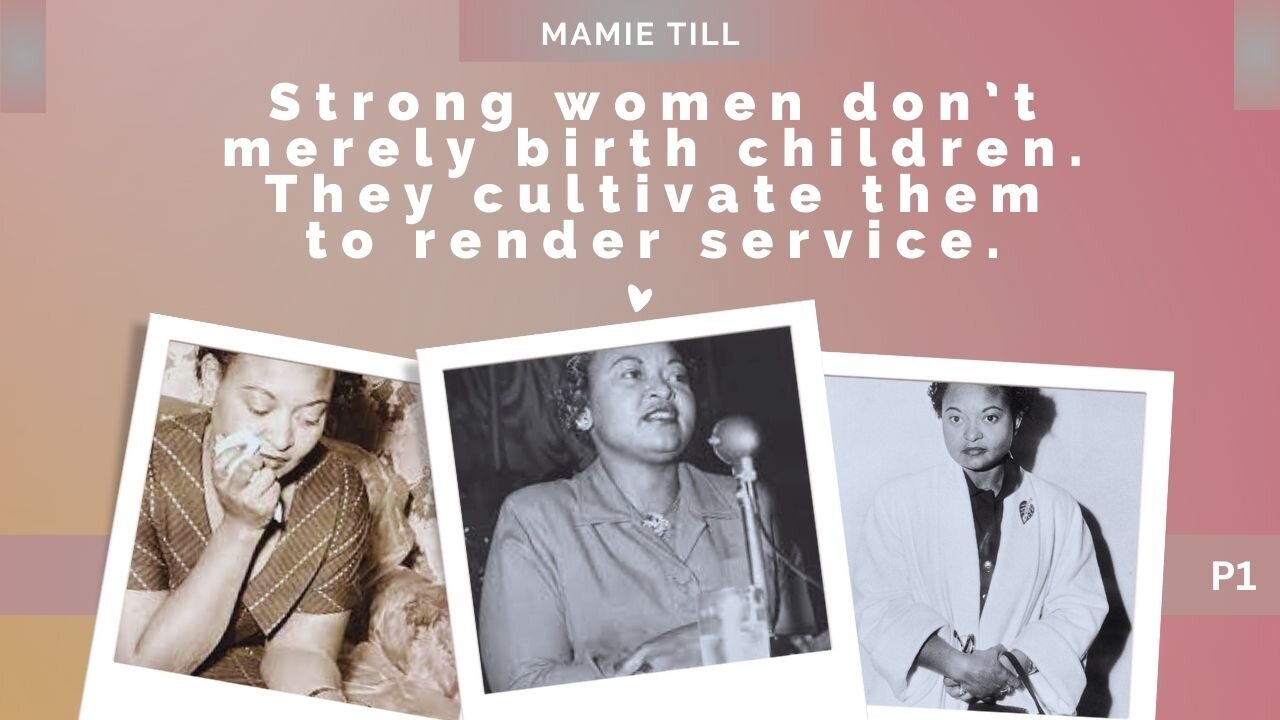 The BEST Interview Given By Mamie Till - P1 Unedited