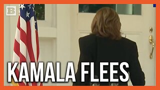 Flighty Kamala! Harris Flees from Reporters After Short Press Conference