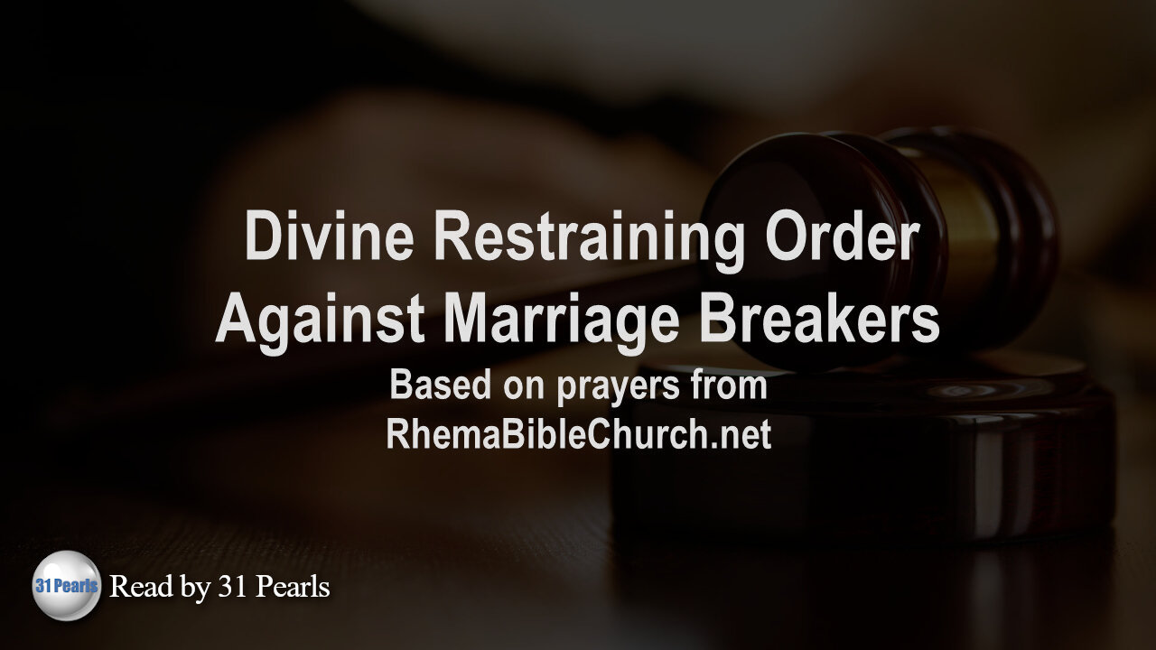 Divine Restraining Orders from the Courts of Heaven Against Marriage Breakers