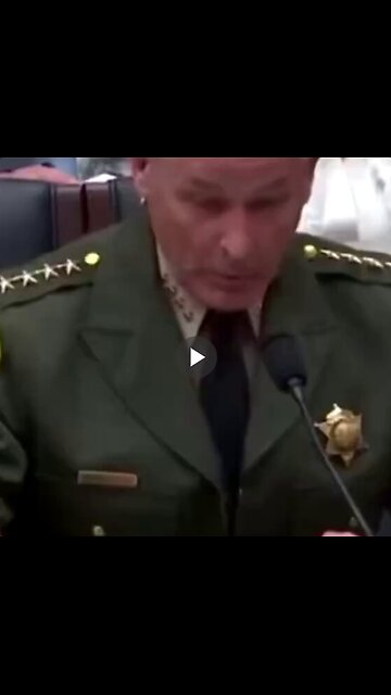 Listen to this Sheriff in California tell about how, over the past 3 years...