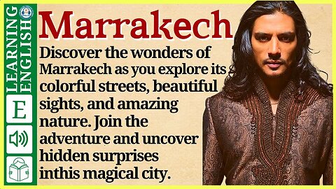 Learn English through Story ⭐ Level 3 – Marrakech Magic – Graded Reader | WooEnglish