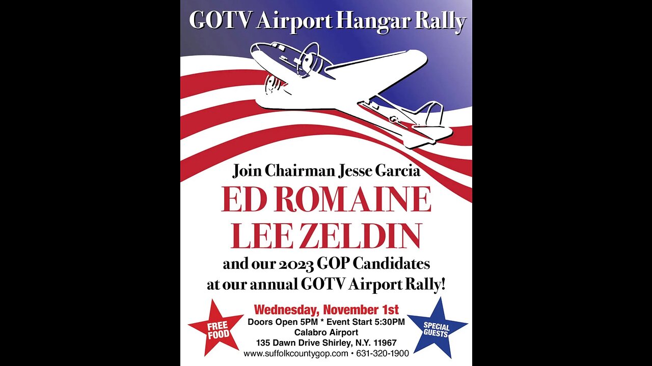 Suffolk County, NY airport rally🇺🇸