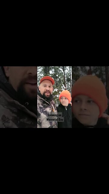 Memorial Day Bear hunt in snow