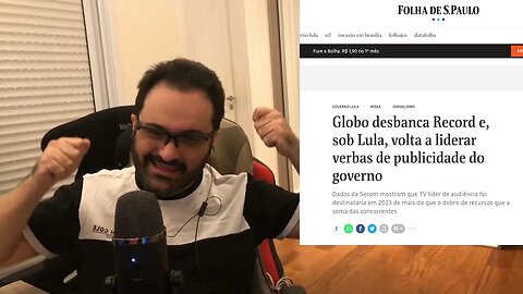 BIZARRO! Globo recebe em publicidades do governo Lula quase o dobro de Record, SBT e Band juntas