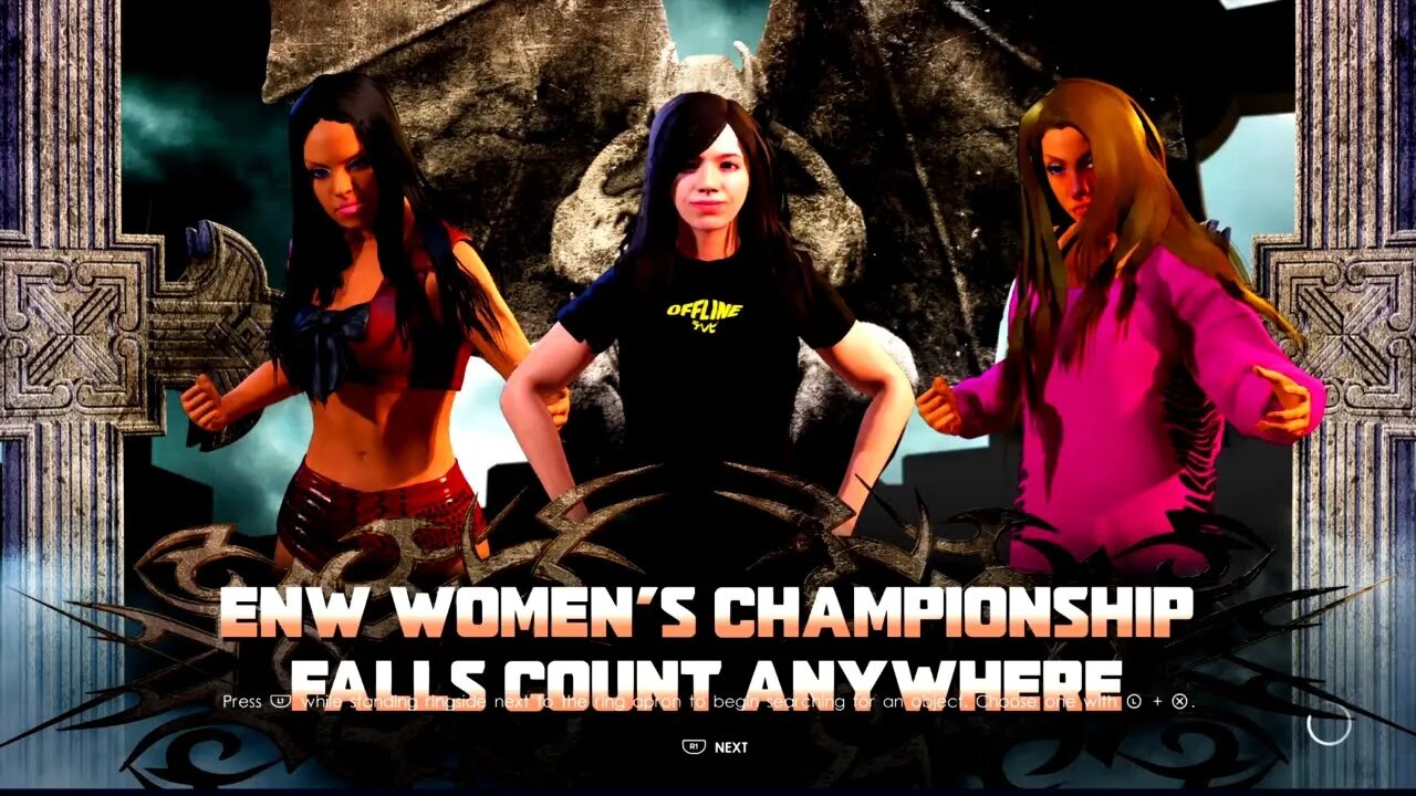 ENW CHAOS Ep 4 ENW Women's Title Falls Count Anywhere Match Pokimane vs The Nicole T vs Miss T