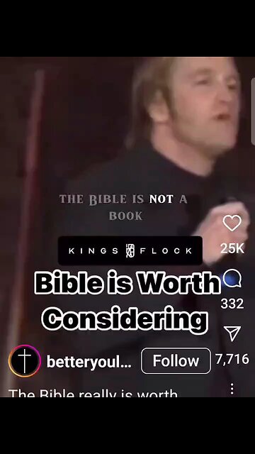Consider the Bible