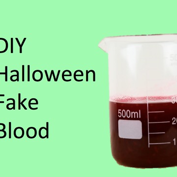 DIY Halloween fake blood