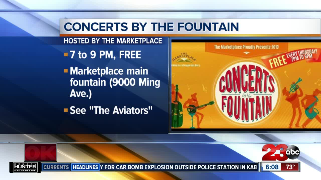 Summer Concert by the Fountain series continues with The Aviators