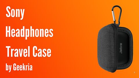 Sony On-Ear Headphones Travel Case, Hard Shell Headset Carrying Case | Geekria