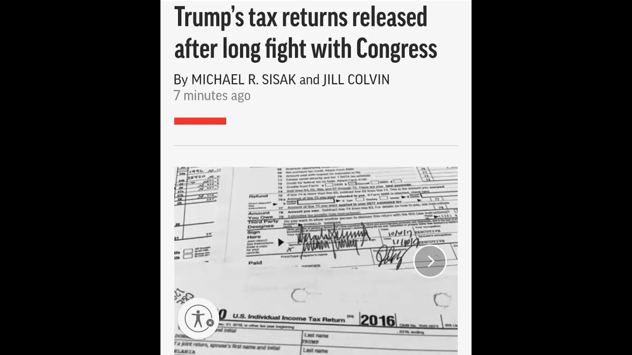 So Tell Me whats the BIG FUSS ABOUT President Trump's Tax? So Lets Open Dems Corrupted Tax Return