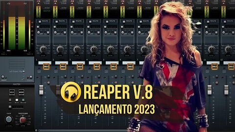 Reaper V.8 Lançamento 2023 - Produção Musical