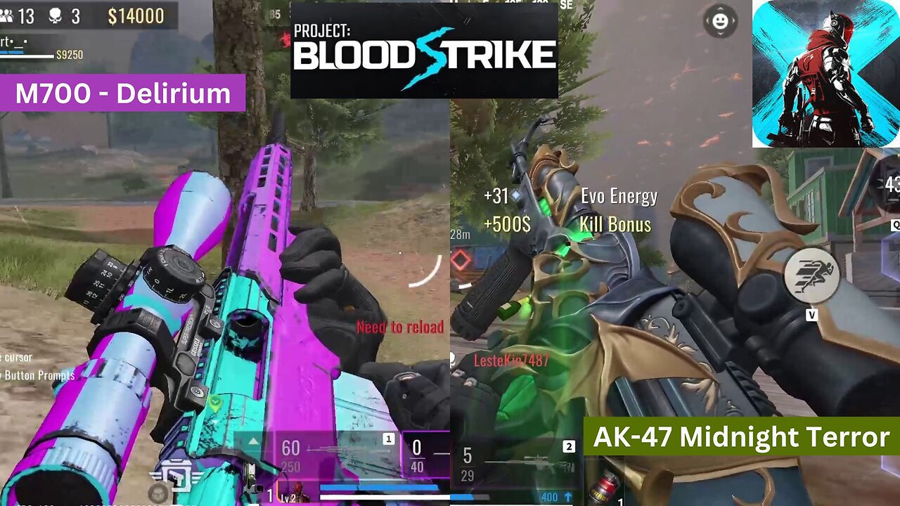 Blood Strike | AK-47 Rifle / M700 Sniper Gameplay