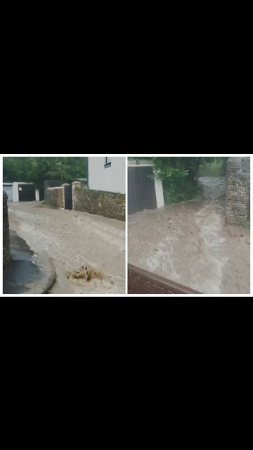 Floods hit the city so fast, everything only takes a few seconds