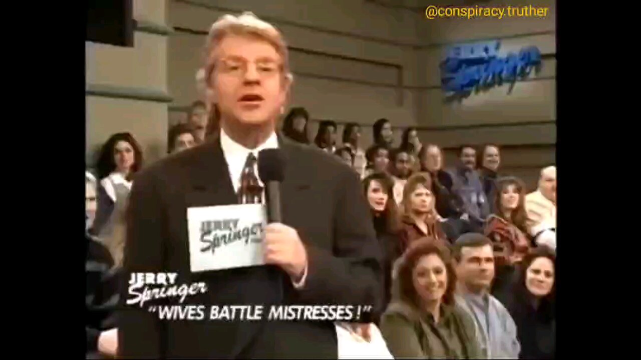 Jerry Springer's purpose was to degenerate American culture/society