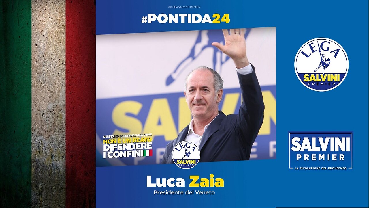 🔴 Luca Zaia - #Pontida #Pontida2024