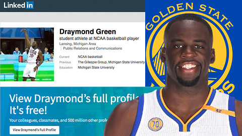 Is Draymond Green’s LinkedIn page for REAL??!!!