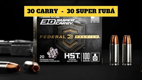 Um 30 Super Carry amansado para ser calibre permitido no Brasil