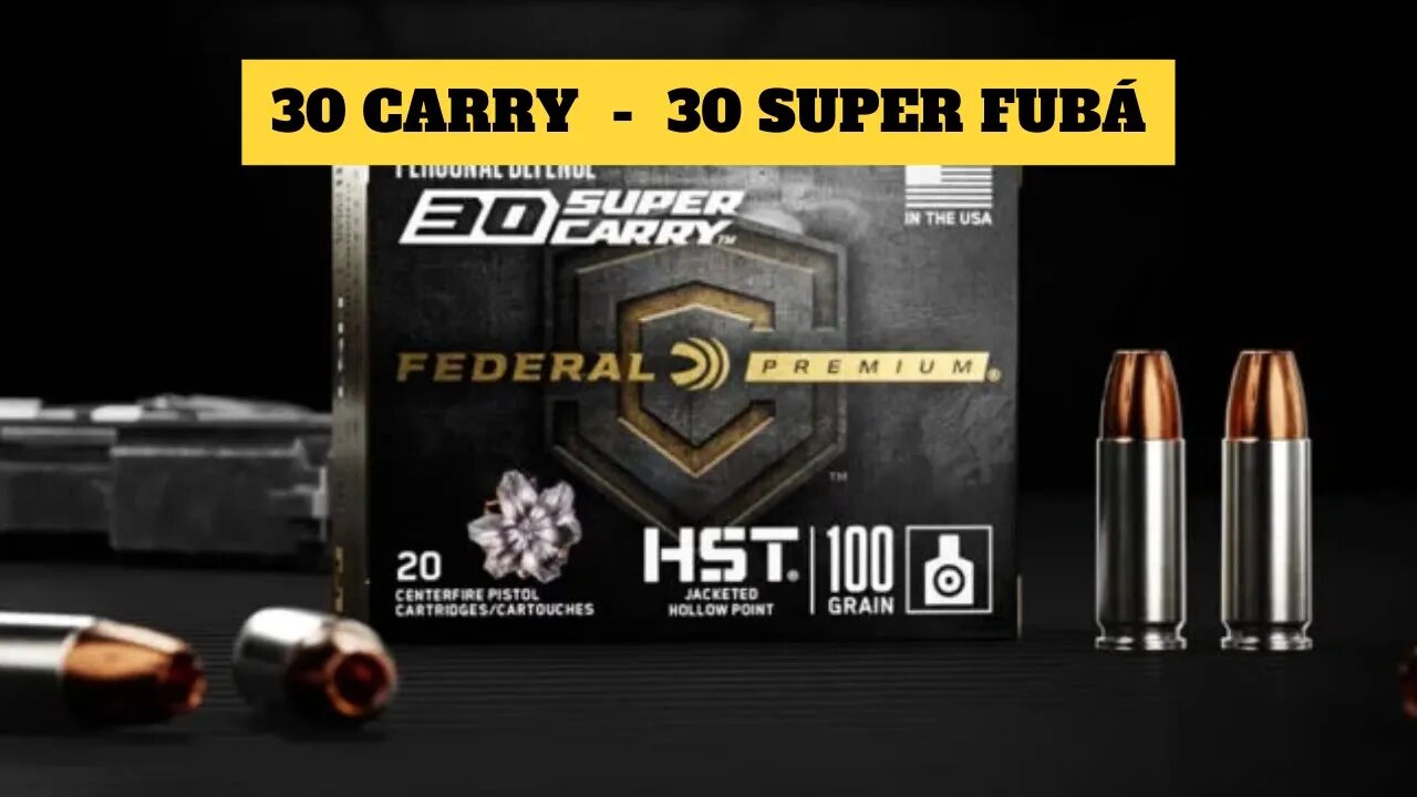 Um 30 Super Carry amansado para ser calibre permitido no Brasil
