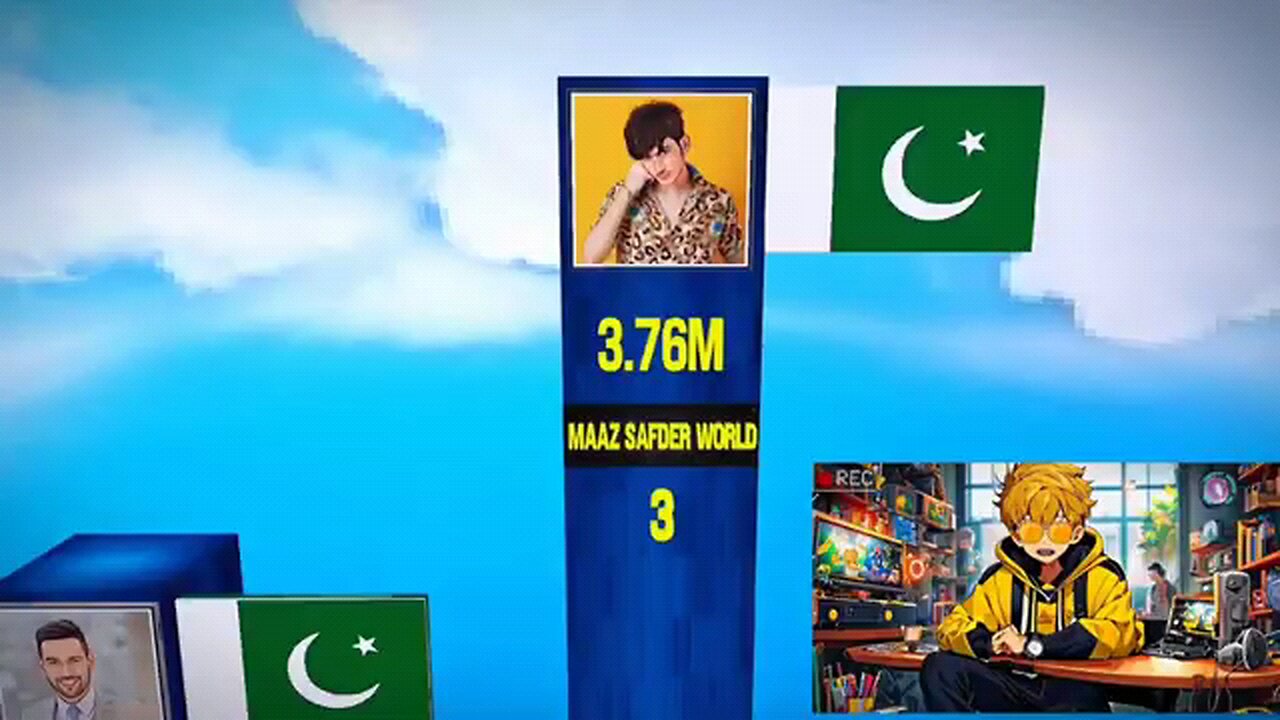 Top_20_Pakistani_🇵🇰___YouTubers_Vloggers_😍___3D_Comparison_Video_2024